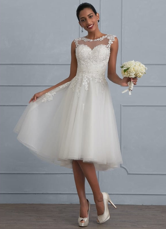 Robe Chic De Mariée Tulle Couture