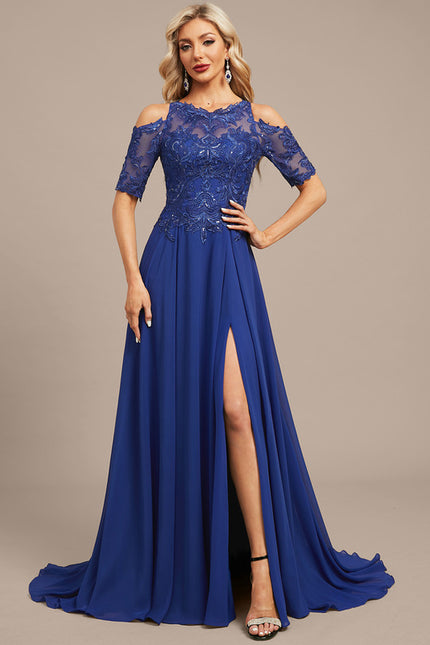 Robe Chic Bleue Éblouissante