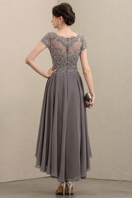 Robe Chic Illusion Grise - gallery 3