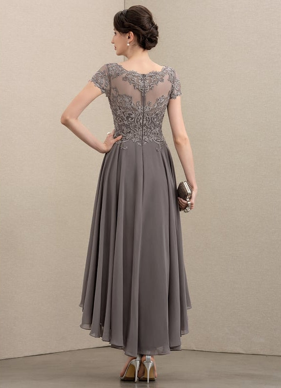 Robe Chic Illusion Grise - gallery 3
