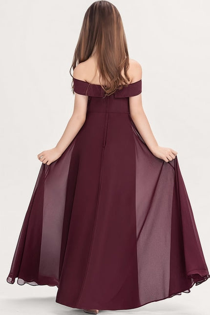 Robe Chic Bordeaux Évasée - gallery 2