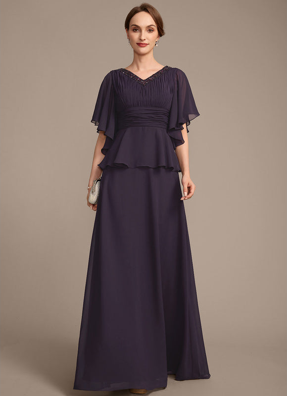 Robe Chic Plissée Améthyste