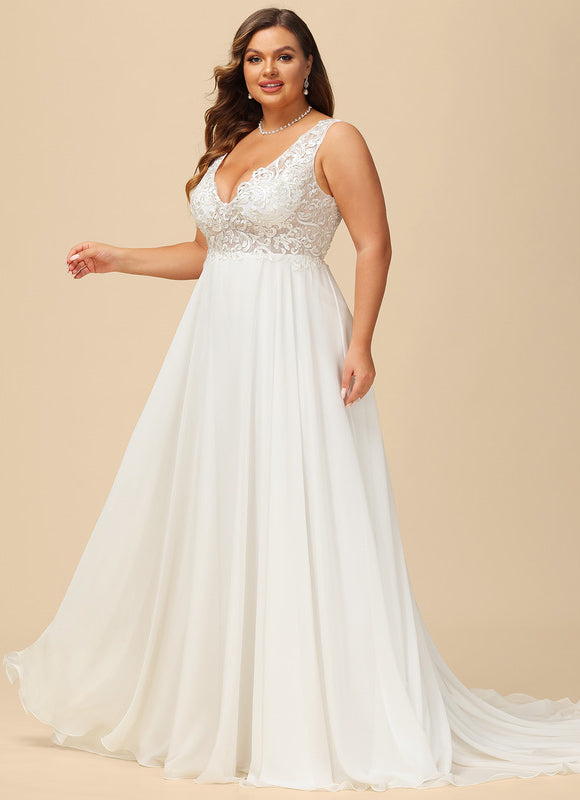 Robe Chic Vaporeuse Blanche - gallery 5