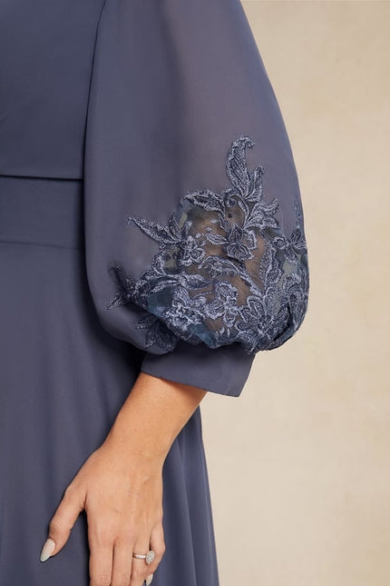 Robe Chic Bleu Sombre Chic - gallery 8