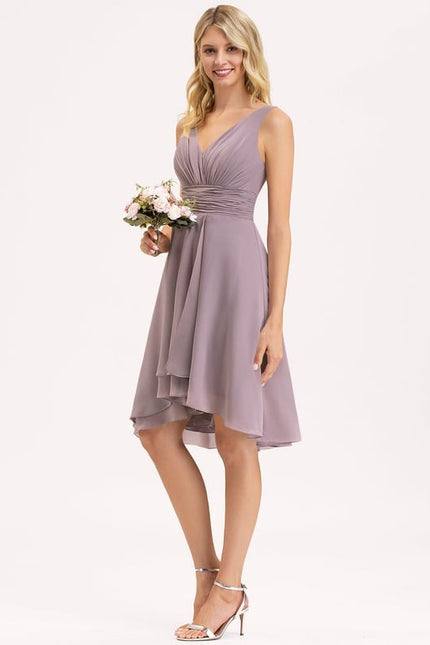 Robe Chic Fluide Bleu Nuit - gallery 1