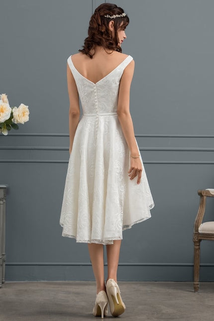 Robe Chic Dentelle Évasée - gallery 4