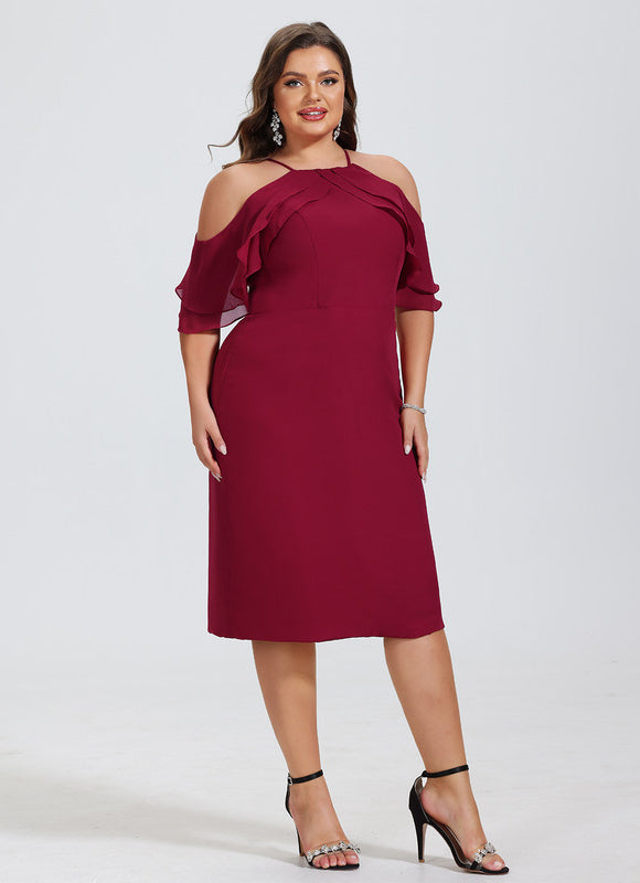 Robe Chic Cocktail Volants - gallery 7