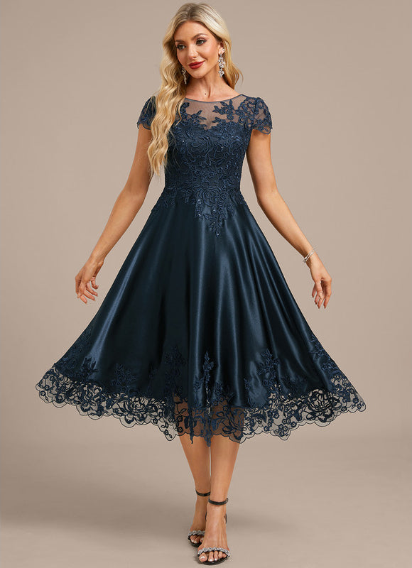 Robe Chic Satin Étoilé Légèreté - gallery 3