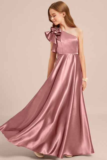 Robe Chic Satin Bourgogne - gallery 5