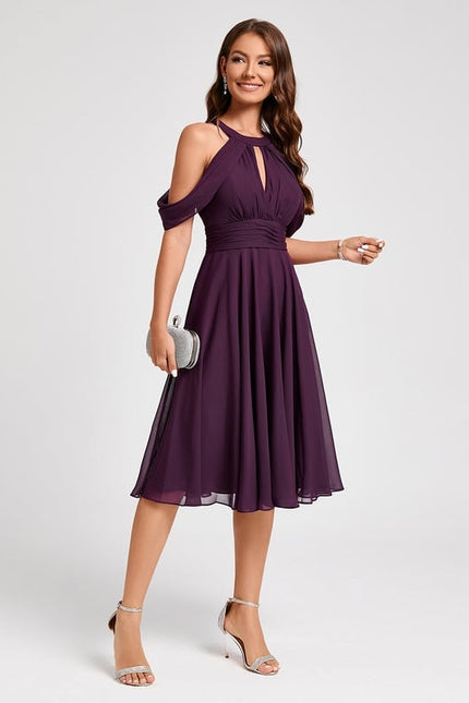 Robe Chic Éclat Violet - gallery 7