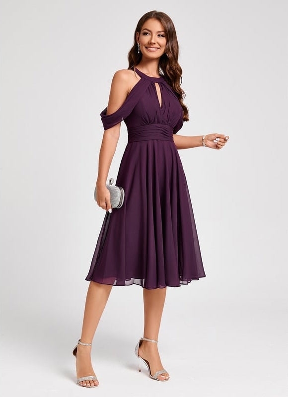 Robe Chic Éclat Violet - gallery 7