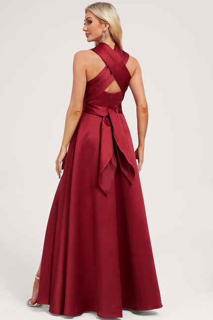 Robe Chic Longue Décolleté Croisé - gallery 4