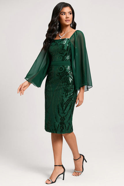 Robe Chic Mousseline Pailletée - gallery 3