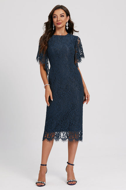 Robe Chic Cocktail Dentelle - gallery 3