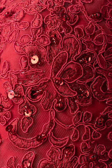 Robe Chic Satin Éclat Rubis - gallery 6