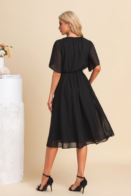 Robe Chic Noire Aérée - gallery 2