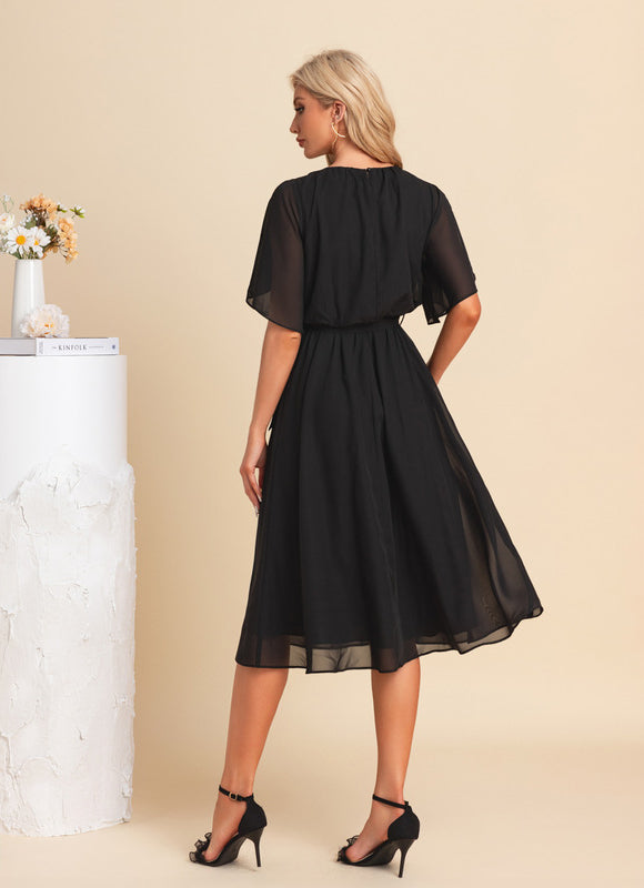 Robe Chic Noire Aérée - gallery 2