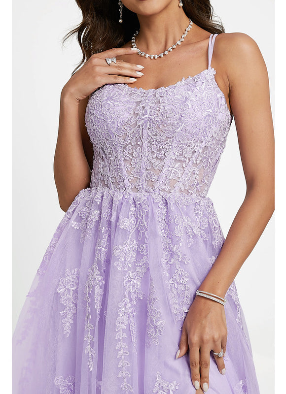 Robe Chic Lilas Éthéré - gallery 7