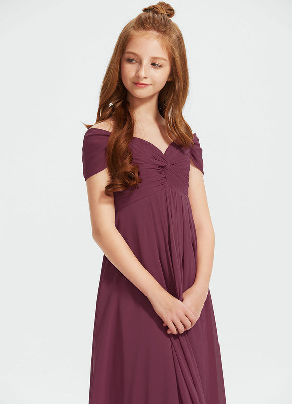 Robe Chic Bordeaux Évasée - gallery 5