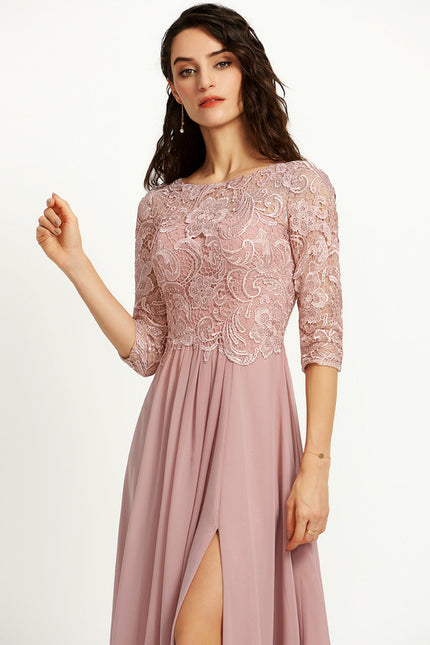 Robe Chic Soirée Rosée