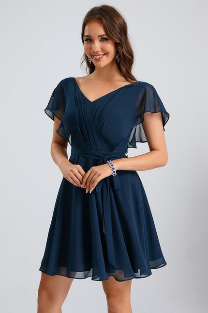 Robe Chic Courte Marine - gallery 2