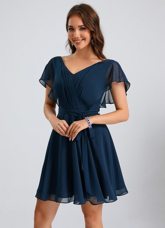 Robe Chic Courte Marine - gallery 2