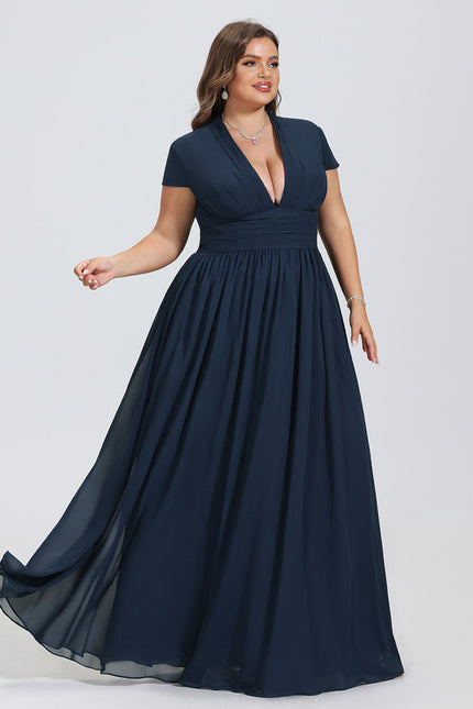 Robe Chic Longue Verte Fluide - gallery 4