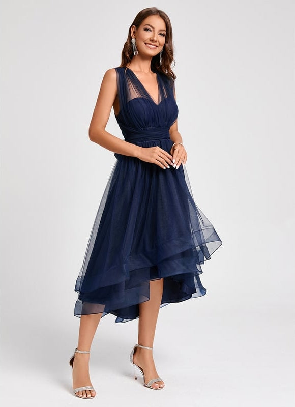 Robe Chic Drapée Moderne - gallery 3