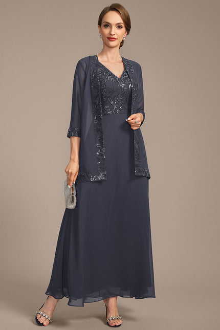 Robe Chic Mousseline Étoilée - gallery 4