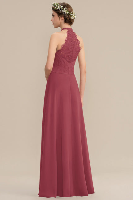 Robe Chic Gris Perle Dentelle Élégante - gallery 3