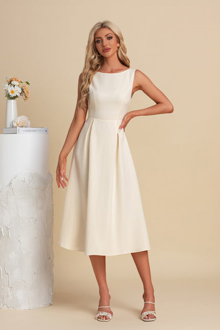 Robe Chic Blanche Pour Mariage - gallery 5