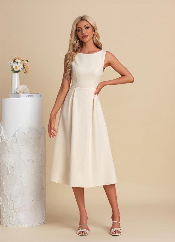 Robe Chic Blanche Pour Mariage - gallery 5