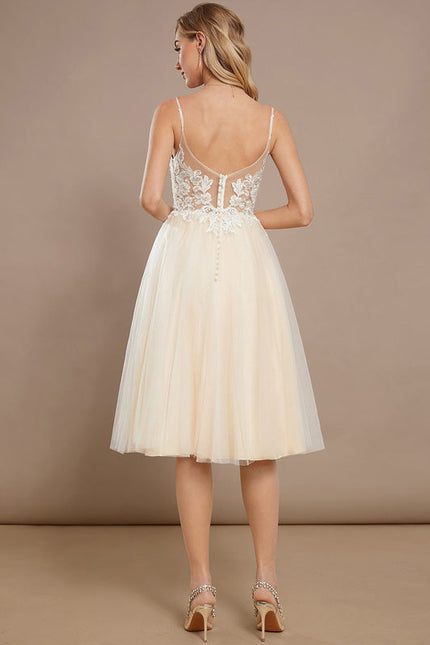 Robe Chic Tulle Crème - gallery 4