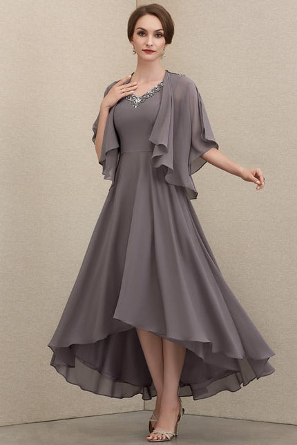 Robe Chic Couture Grise
