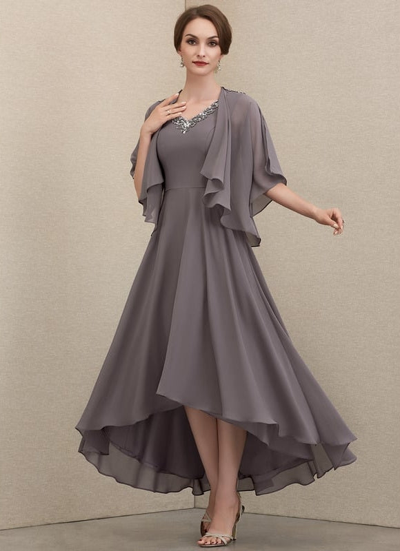 Robe Chic Couture Grise