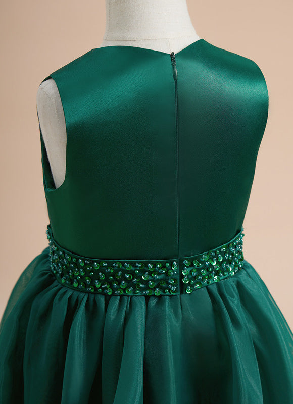 Robe Chic Verte Avec Paillettes - gallery 5