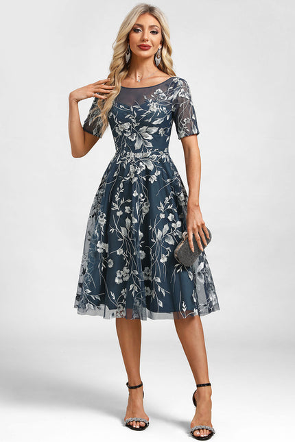 Robe Chic Florale Transparente - gallery 1