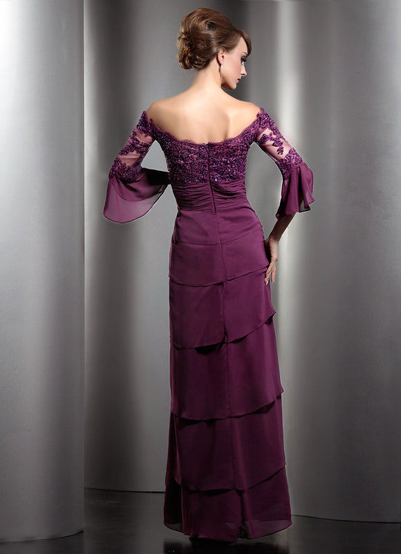 Robe Chic Manche Bouffante - gallery 3