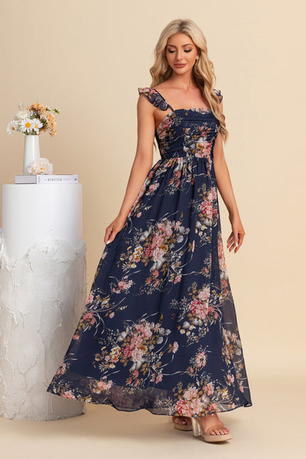 Robe Longue Chic Fleurie - gallery 3