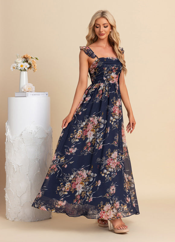 Robe Longue Chic Fleurie - gallery 3