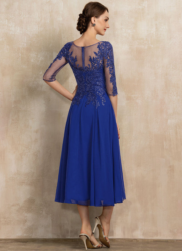 Robe Chic Aérienne Azur - gallery 4
