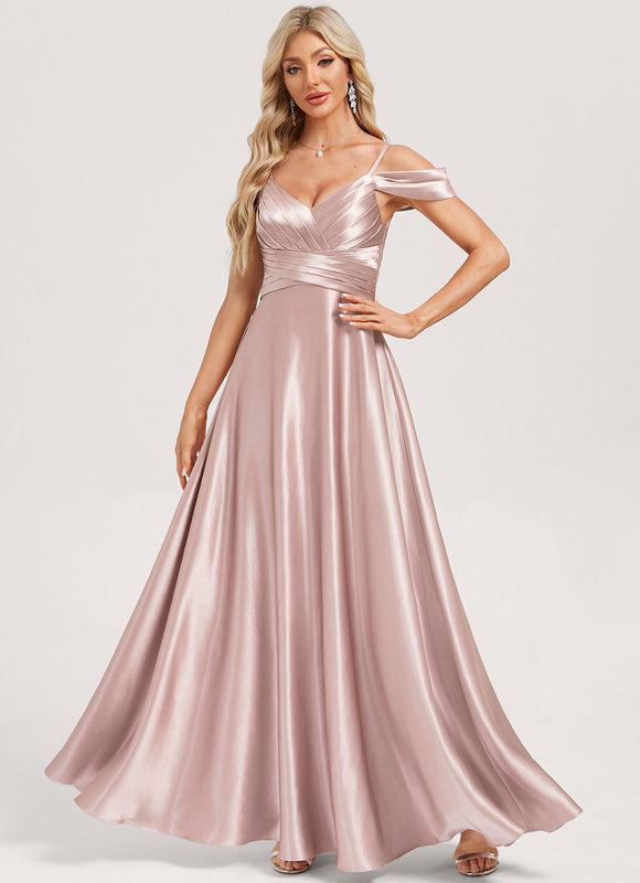 Robe Chic Satin Fluide - gallery 2