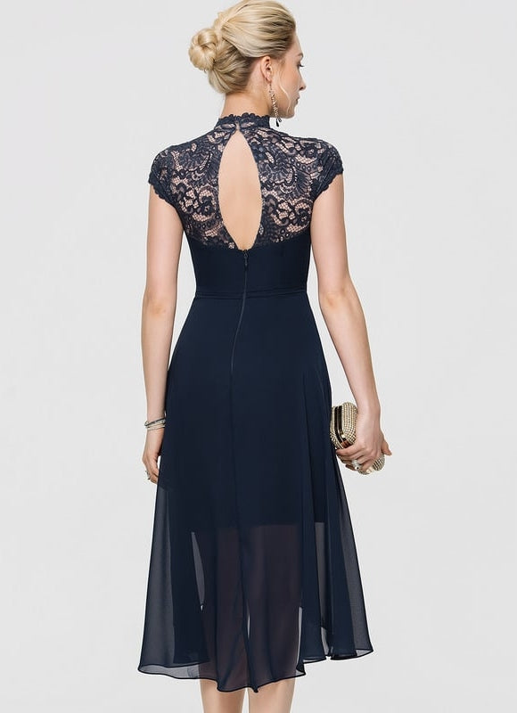 Robe Chic Fluide Bleu - gallery 3