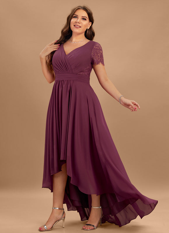 Robe Chic Aérienne Bordeaux - gallery 6