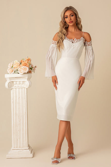 Robe Chic Écrue Élégante - gallery 1