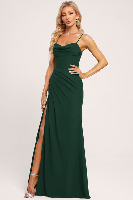 Robe Chic Longue Émeraude - gallery 2
