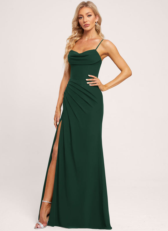 Robe Chic Longue Émeraude - gallery 2