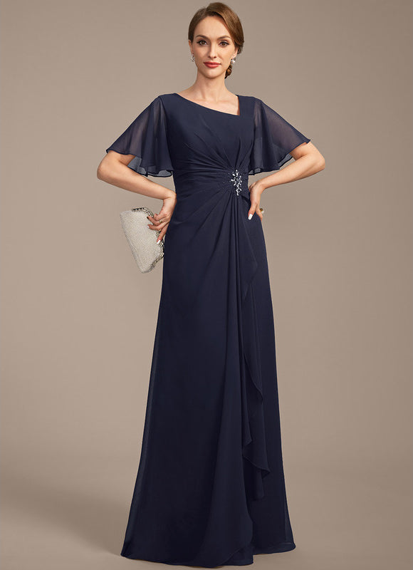 Robe Chic Mousseline Céleste - gallery 2