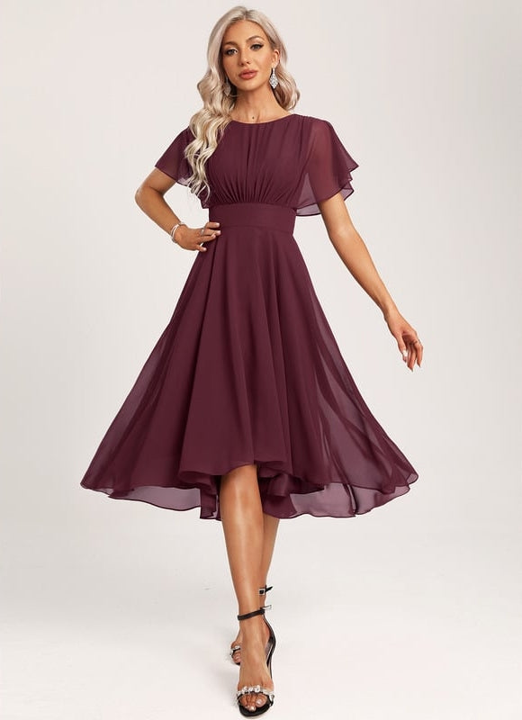 Robe Chic Élégance Émeraude Flottante - gallery 2