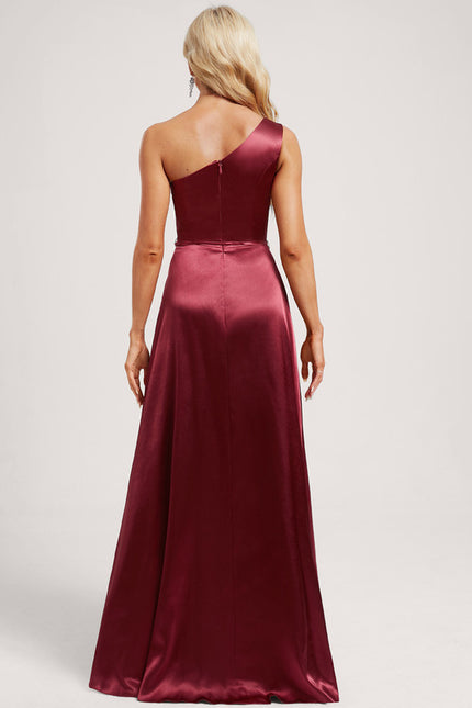 Robe Chic Rouge Satiné Chic - gallery 4